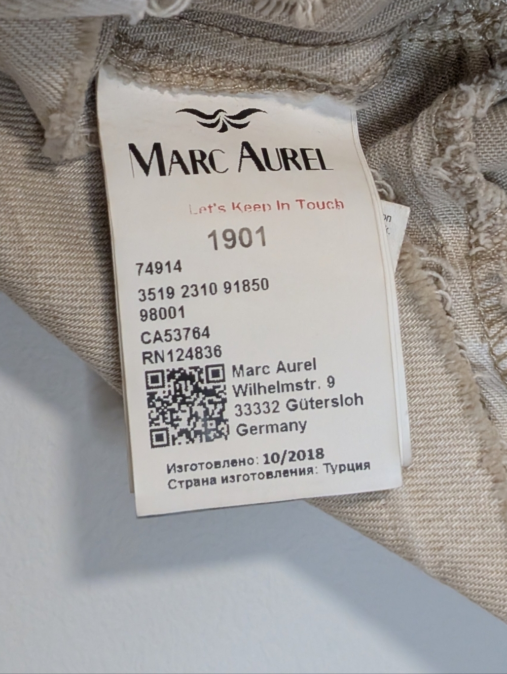 Tan Marc Aurel Beige Frayed Hem Lightweight Jacket (Small 36) - Picture 10 of 14